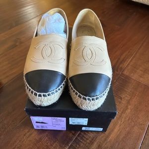 Chanel Espadrilles Beige Size 37